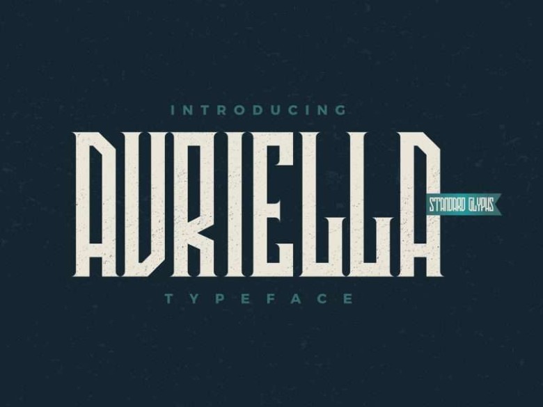 Avriella Typeface Free - Dafont Free