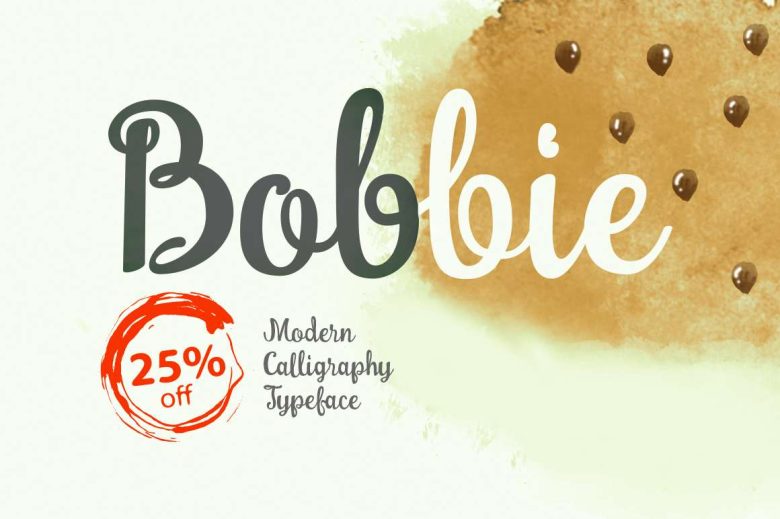 Bobbie font Free - Dafont Free