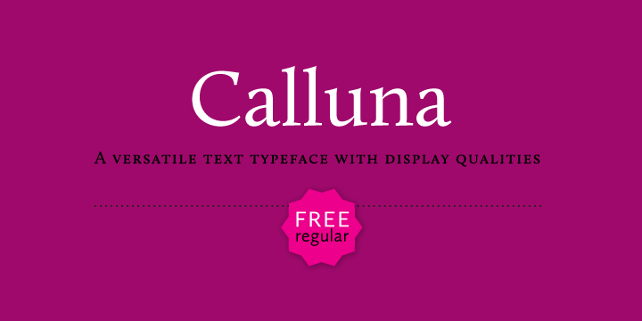Calluna Sans Serif Typeface-1