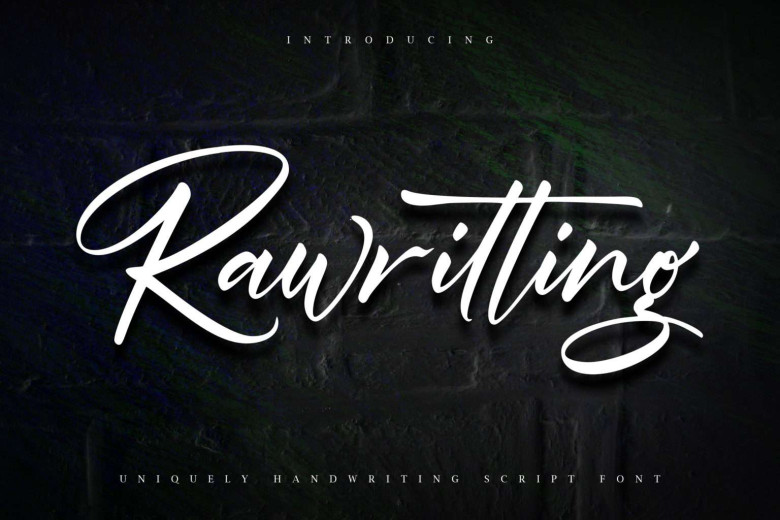 Dafont Script Writing Rawriting Font - Dafont Free
