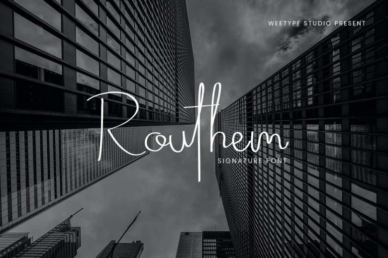 Jet Routhem Font Routhem Font - Dafont Free
