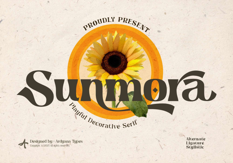 Sunmora Font - Dafont Free