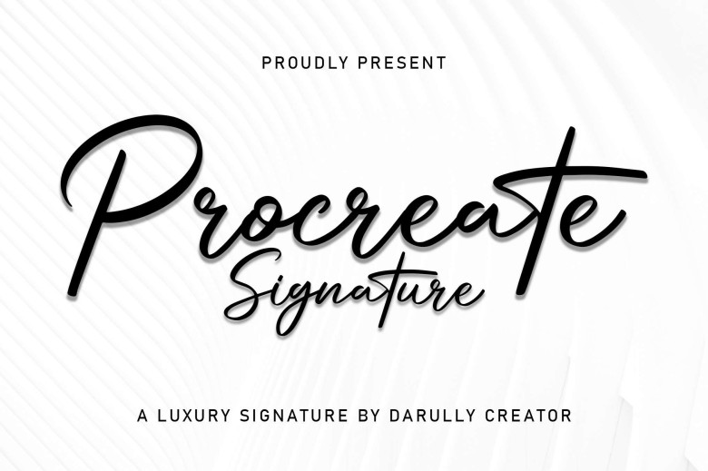 procreate font download
