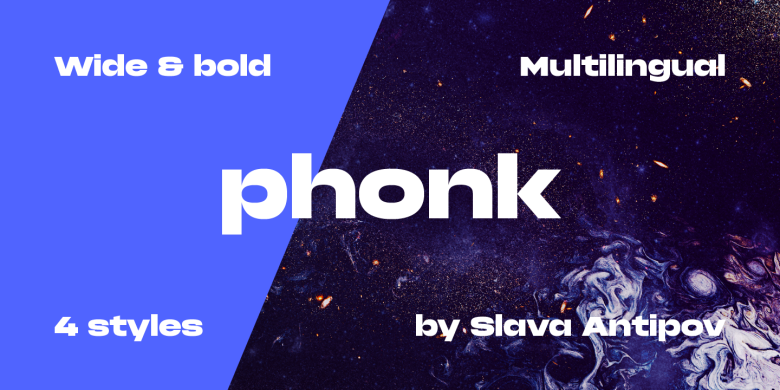 Phonk bold Sans Font -1