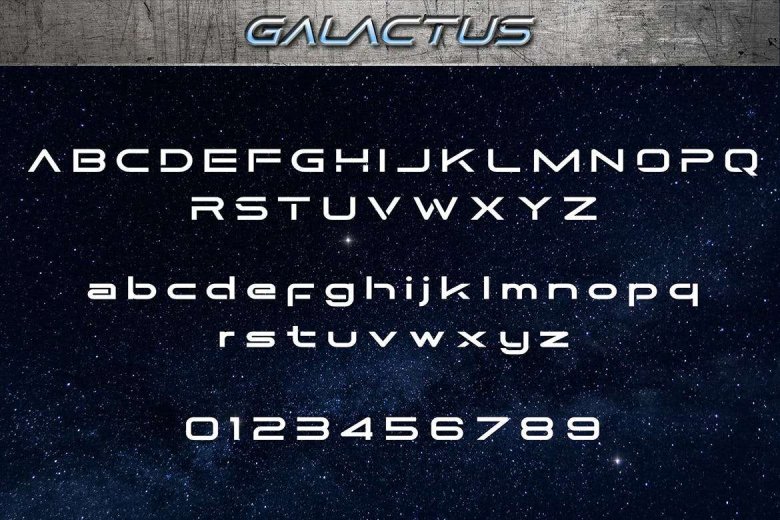 Galactus Display Font Family -2