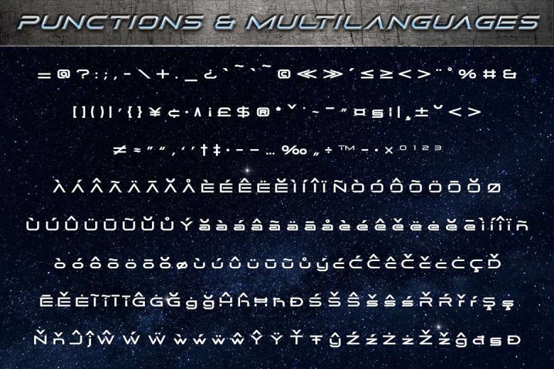 Galactus Display Font Family -3