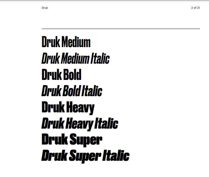 Druk Sans Serif Font Family -2