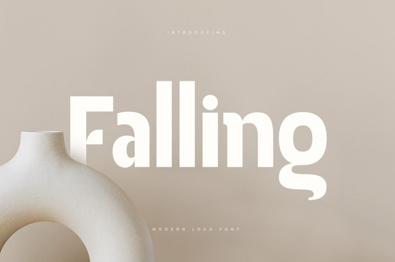 Falling Font - Dafont Free