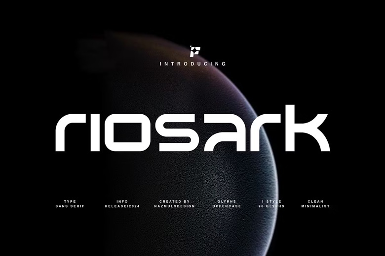 Basic Font Design Riosark Font - Dafont Free